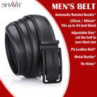 Men's Ratchet Belt Leather Mens Belt With Slide Buckle Ratchet Belts For Men USA - Stormyjay