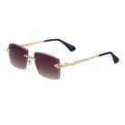 Fashion Rimless Sunglasses For Men - Stormyjay