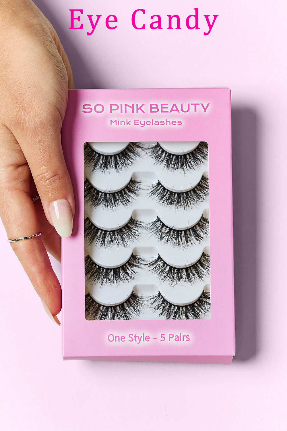 SO PINK BEAUTY Mink Eyelashes 5 Pairs - Stormyjay