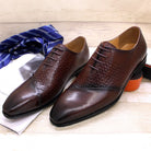 Embrace summer style with British-inspired men's business dress shoes adorned with spots. - Stormyjay