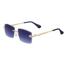 Fashion Rimless Sunglasses For Men - Stormyjay