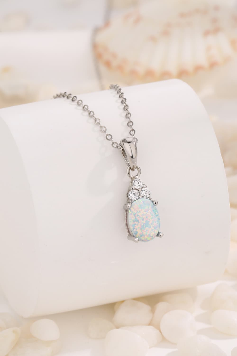 Find Your Center Opal Pendant Necklace - Stormyjay