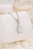 Find Your Center Opal Pendant Necklace - Stormyjay