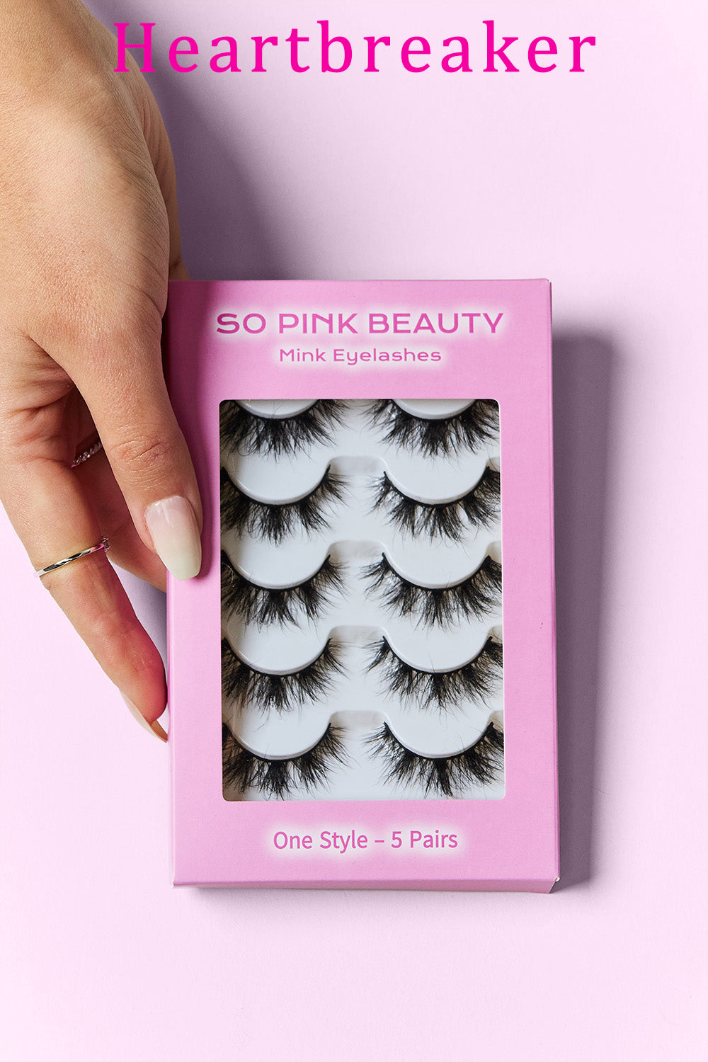 SO PINK BEAUTY Mink Eyelashes 5 Pairs - Stormyjay