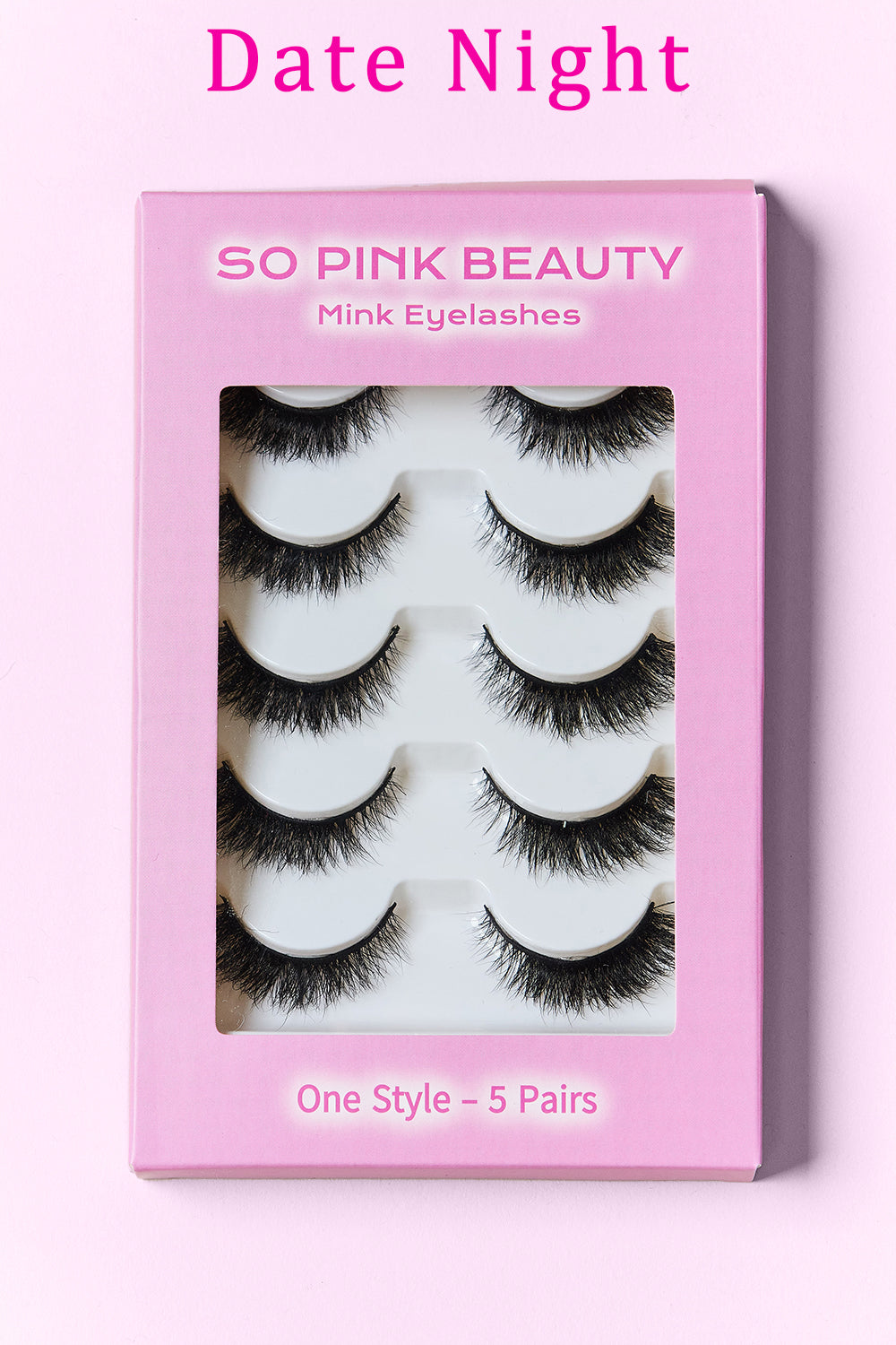 SO PINK BEAUTY Mink Eyelashes 5 Pairs - Stormyjay