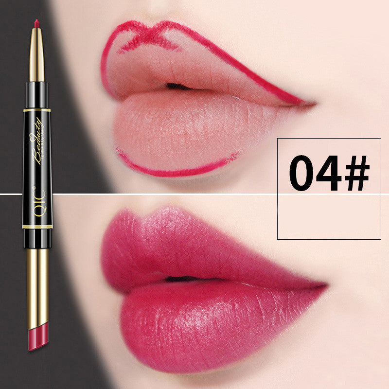 Double Head Lipstick Pen Waterproof And Makeup Holding - Stormyjay