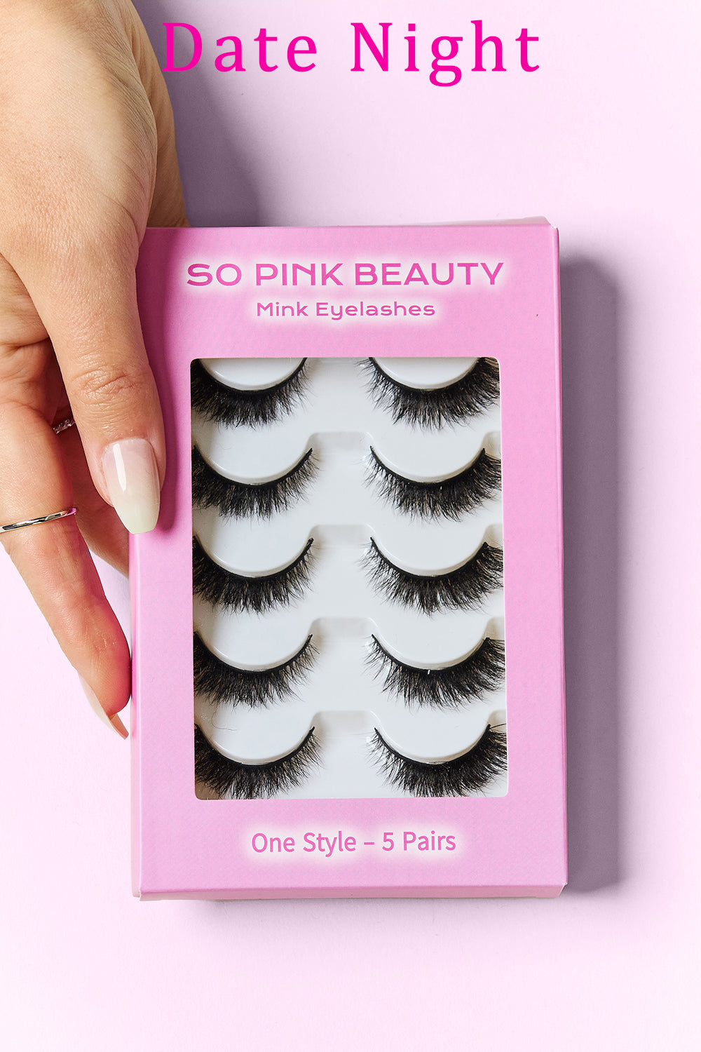 SO PINK BEAUTY Mink Eyelashes 5 Pairs - Stormyjay