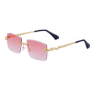 Fashion Rimless Sunglasses For Men - Stormyjay