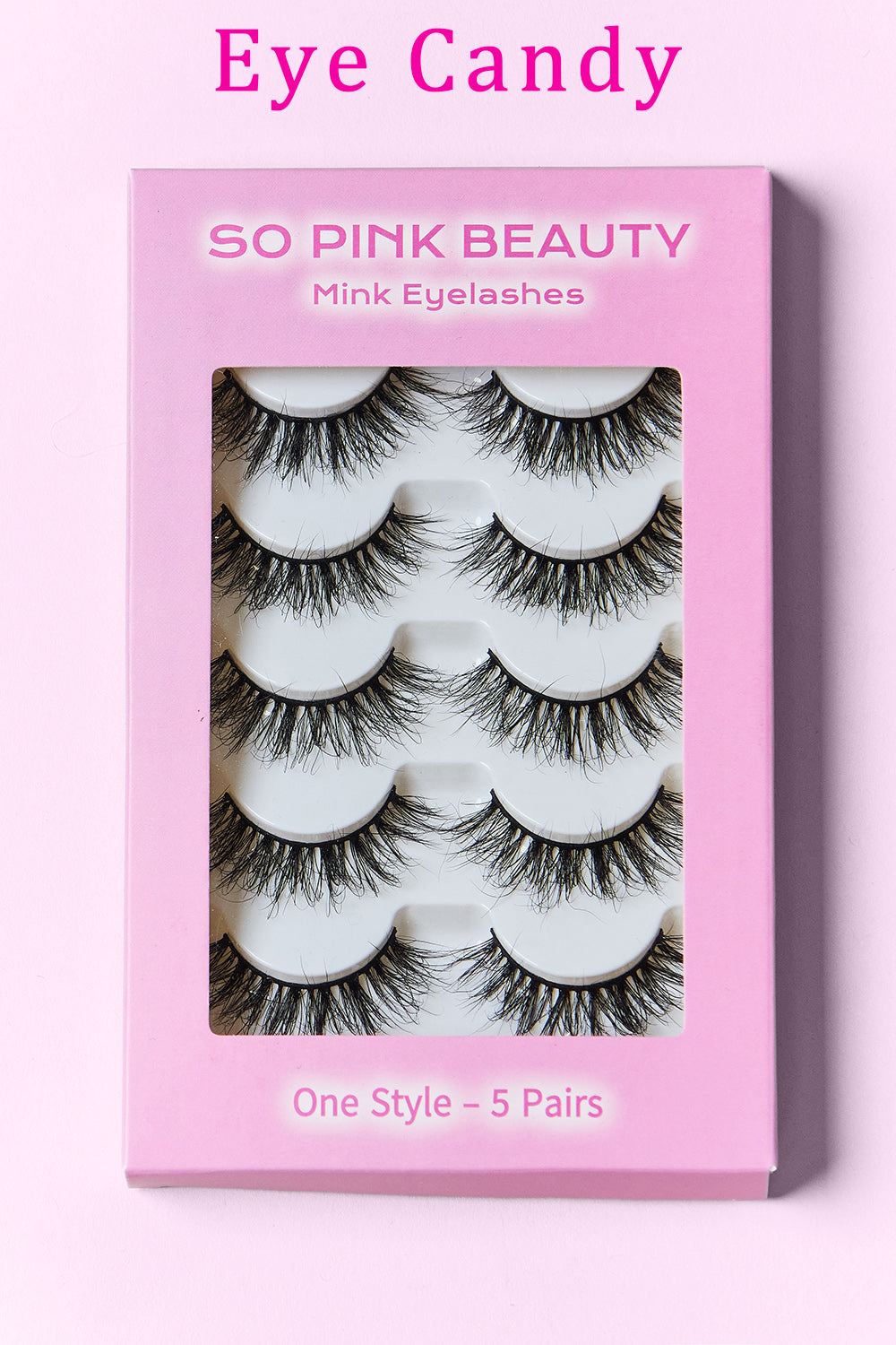 SO PINK BEAUTY Mink Eyelashes 5 Pairs - Stormyjay