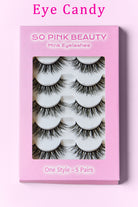 SO PINK BEAUTY Mink Eyelashes 5 Pairs - Stormyjay