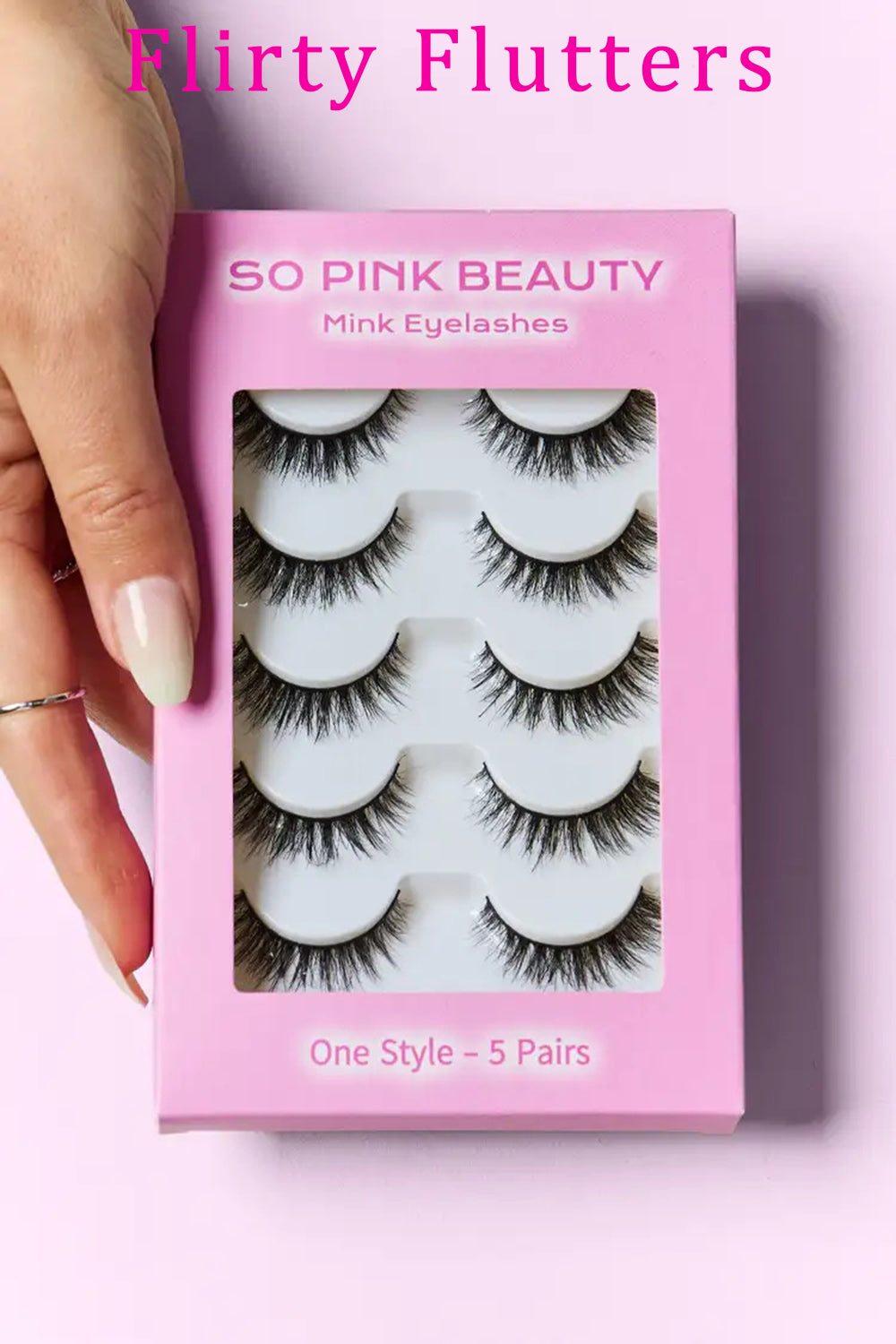 SO PINK BEAUTY Mink Eyelashes 5 Pairs - Stormyjay