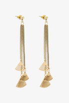 18K Gold Plated Stainless Steel Fringe Earrings