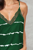 Lace Detail V-Neck Cami - Stormyjay