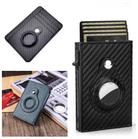 Rfid Card Holder Men Wallets Money Bag Male Black Short Purse Small Leather Slim Wallets Mini Wallets For Airtag Air Tag - Stormyjay