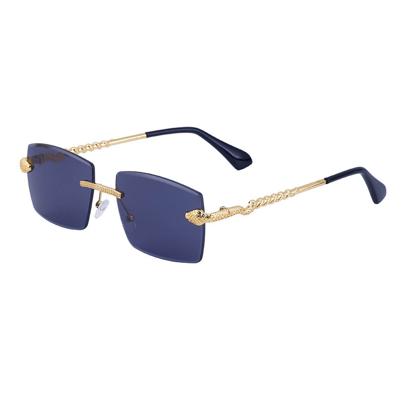 Fashion Rimless Sunglasses For Men - Stormyjay