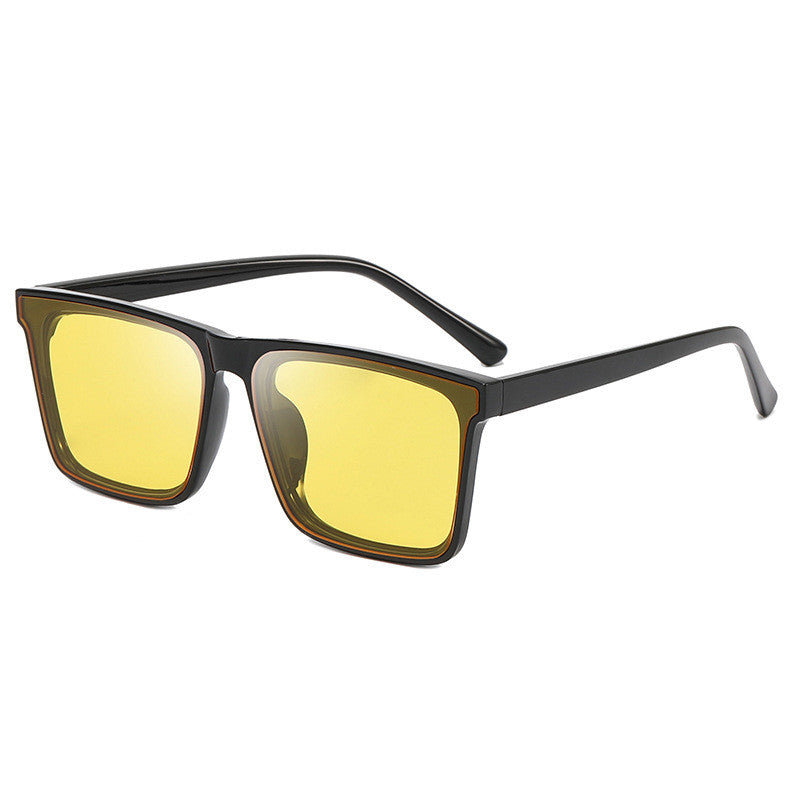 Square Sunglasses With Flat Tear Film For Men And Women - Stormyjay