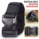 Men's Tactical Military Belt Quick Button Release Buckle Waistband Belts For MEN - Stormyjay