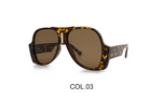 Retro Avant-garde Men And Women Fashion Big Frame Sunglasses - Stormyjay