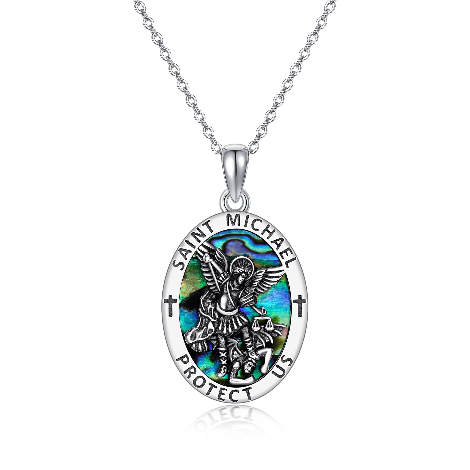 Explore our collection of sterling silver Saint Michael coin medal pendants – ion jewelry crafted specifically for men. - Stormyjay