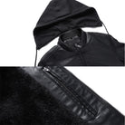 Winter Stand-collar PU Jacket Leather Jacket Men - Stormyjay