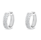 Sterling-Silver Diamond Hoop Earring (1/2 cttw, I-J Color, I2-I3 Clarity) - Stormyjay