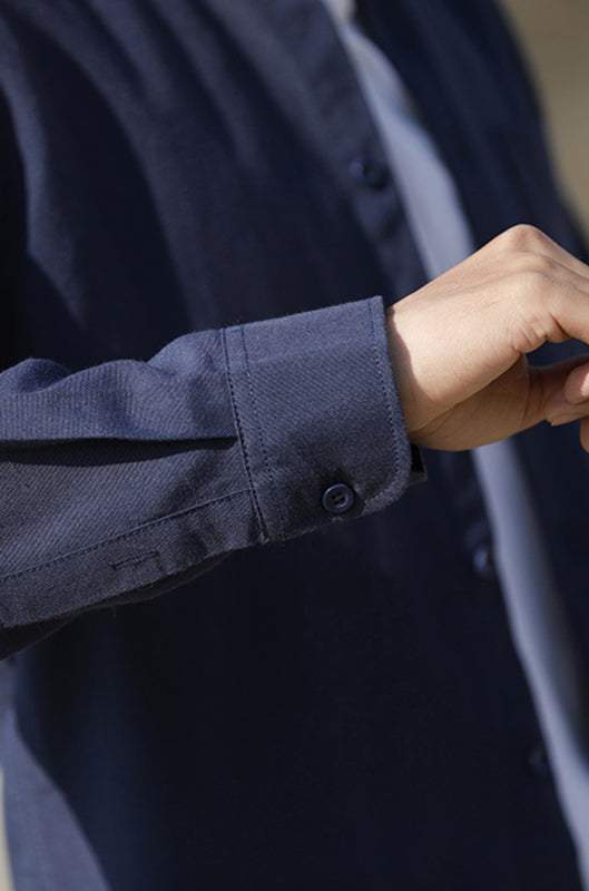 Men's Oxford Long Sleeve Casual Shirt - Stormyjay