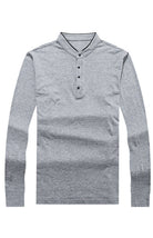 Solid Long Sleeve Large Men's T-Shirt - Stormyjay