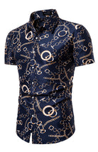 Men's Summer Fashion Short Sleeve Printed Shirt - Stormyjay