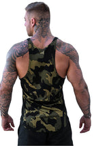 Men's Camouflage Print Breathable Quick Dry Sleeveless Tank Top - Stormyjay