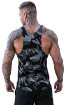 Men's Camouflage Print Breathable Quick Dry Sleeveless Tank Top - Stormyjay