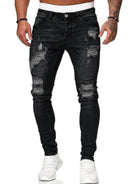 Men's Fashion Ripped Slim Skinny Jeans - Stormyjay