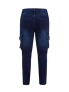 Men's trendy fashion all-match cargo jeans - Stormyjay