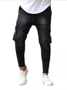 Men's trendy fashion all-match cargo jeans - Stormyjay