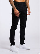 Men's solid slim fit basic skinny jeans - Stormyjay