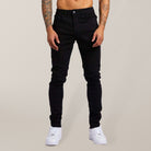 Men's solid slim fit basic skinny jeans - Stormyjay