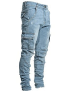 Men's Side Pocket Skinny Jeans For Men - Stormyjay