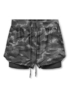 Men's Shorts Sports Leisure Outdoor Loose Multi Pocket Double Layer Gym Pants - Stormyjay