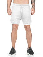 Tide brand new summer sports casual shorts men's fake two-piece five-point pants - Stormyjay