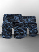 Men's Camouflage Print Cargo Shorts - Stormyjay