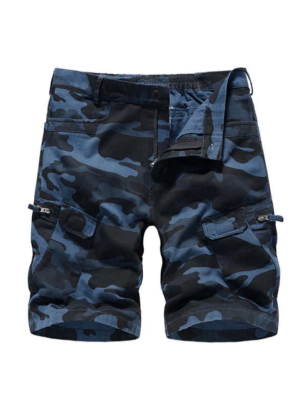 Men's Camouflage Print Cargo Shorts - Stormyjay