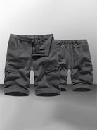 Men's Camouflage Print Cargo Shorts - Stormyjay