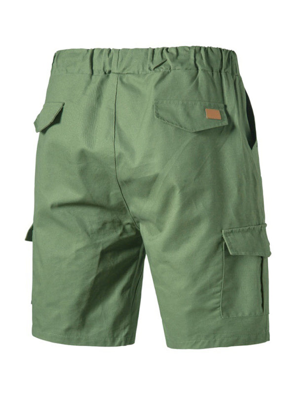 Men's Woven Casual Cargo Multi-Pocket Shorts - Stormyjay