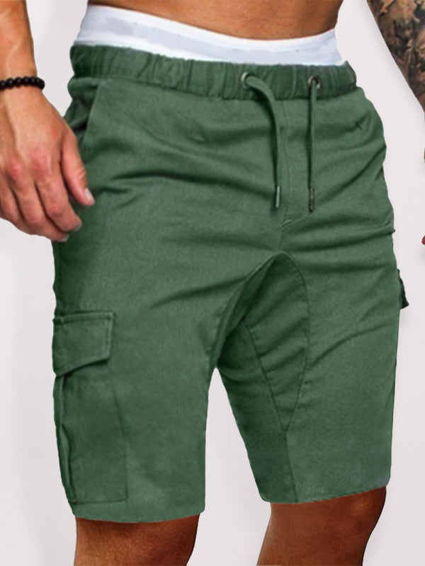 Men's Woven Casual Cargo Multi-Pocket Shorts - Stormyjay