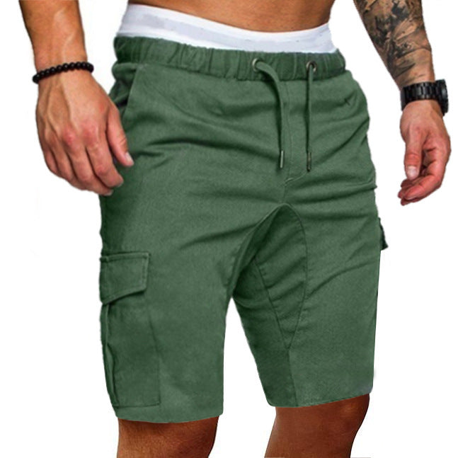 Men's Woven Casual Cargo Multi-Pocket Shorts - Stormyjay