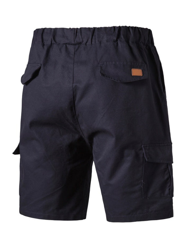 Men's Woven Casual Cargo Multi-Pocket Shorts - Stormyjay