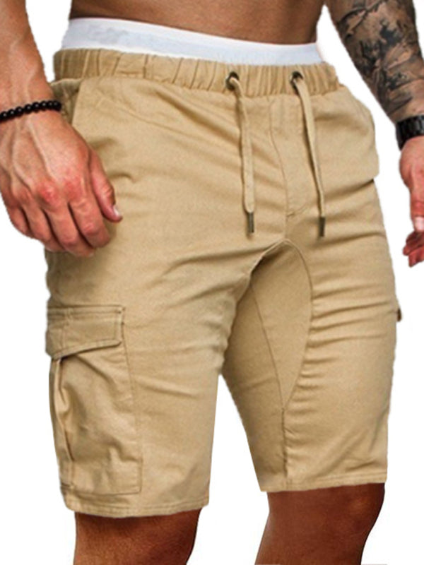 Men's Woven Casual Cargo Multi-Pocket Shorts - Stormyjay