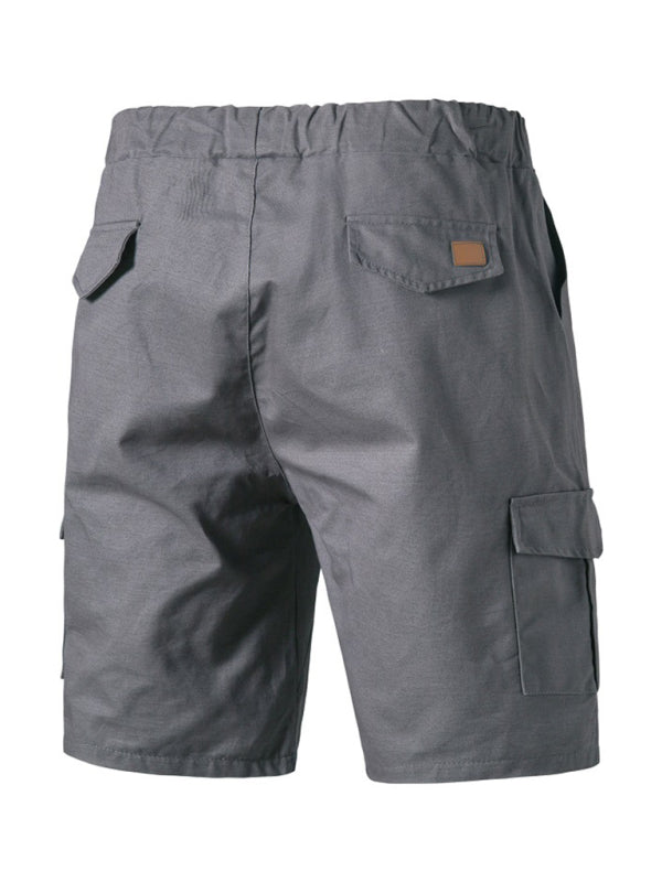 Men's Woven Casual Cargo Multi-Pocket Shorts - Stormyjay