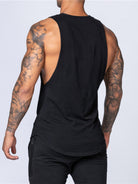 Men's Solid Color Round Neck Casual Breathable Slim Fit Sports Vest - Stormyjay