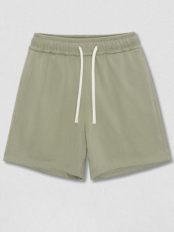 Men's solid color loose casual sports shorts - Stormyjay