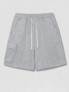 Men's Contrasting Color Stitching Woven Casual Shorts - Stormyjay